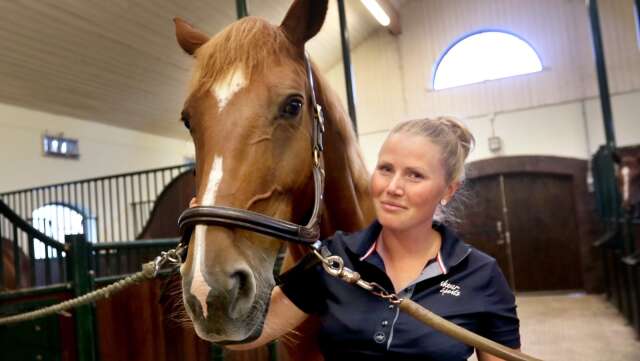  I helgen tog Amanda Staam hem en andraplats i fälttävlan med sin häst Kråkan.