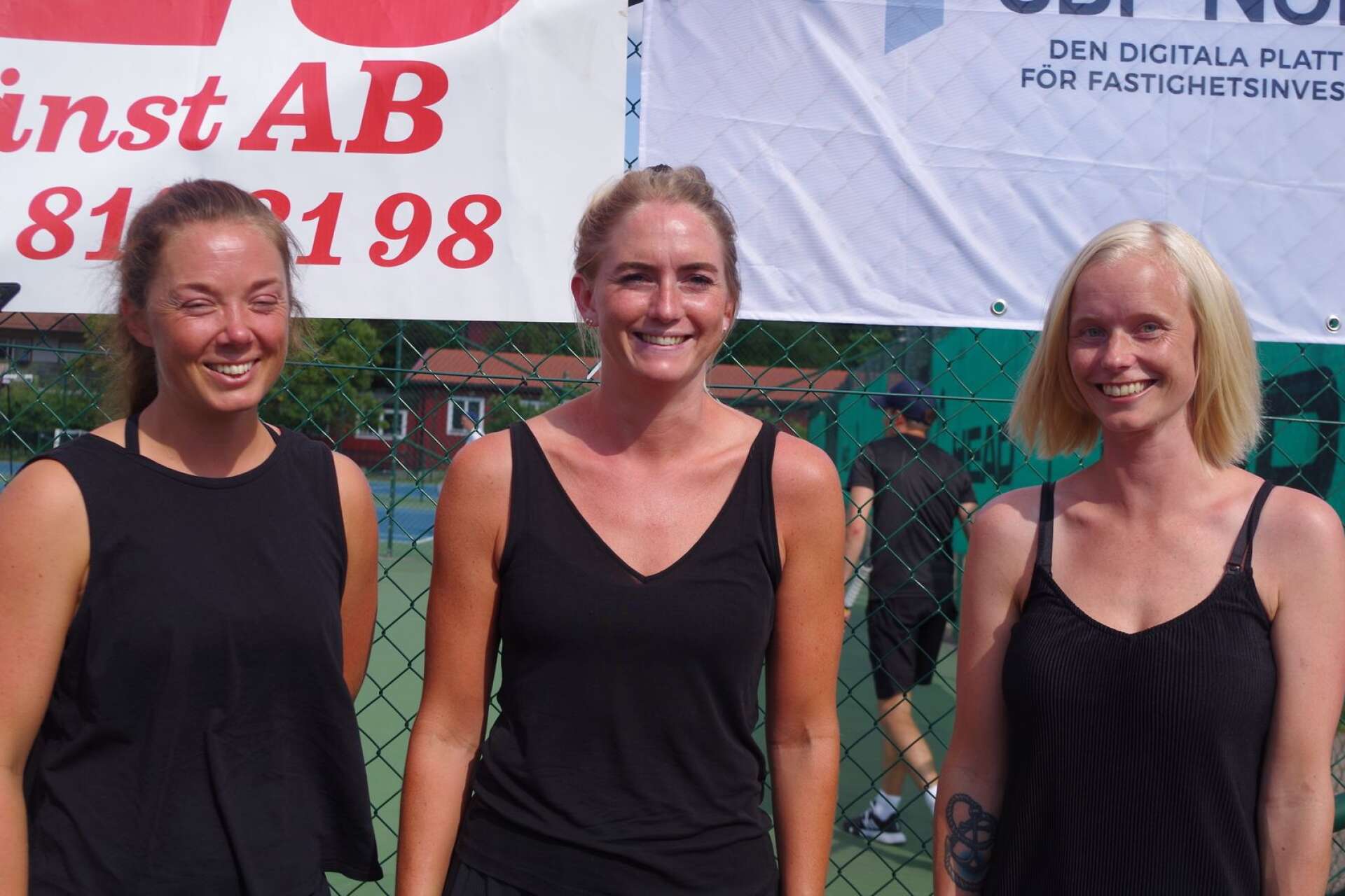 Sofia Jakobsson, Johanna Gustafsson och Annica Johansson bjöd på bra spel