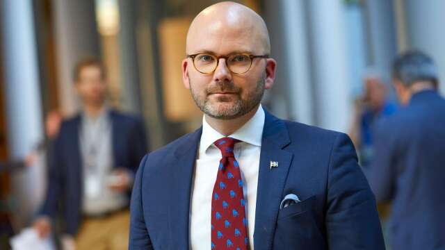 Sverigedemokraternas Charlie Weimers i Europaparlamentet.
