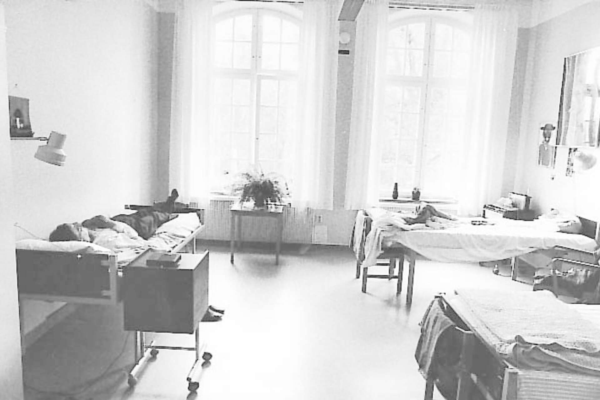 Arkivbild från en utställning om sjukhusområdet Marieberg i Kristinehamn.