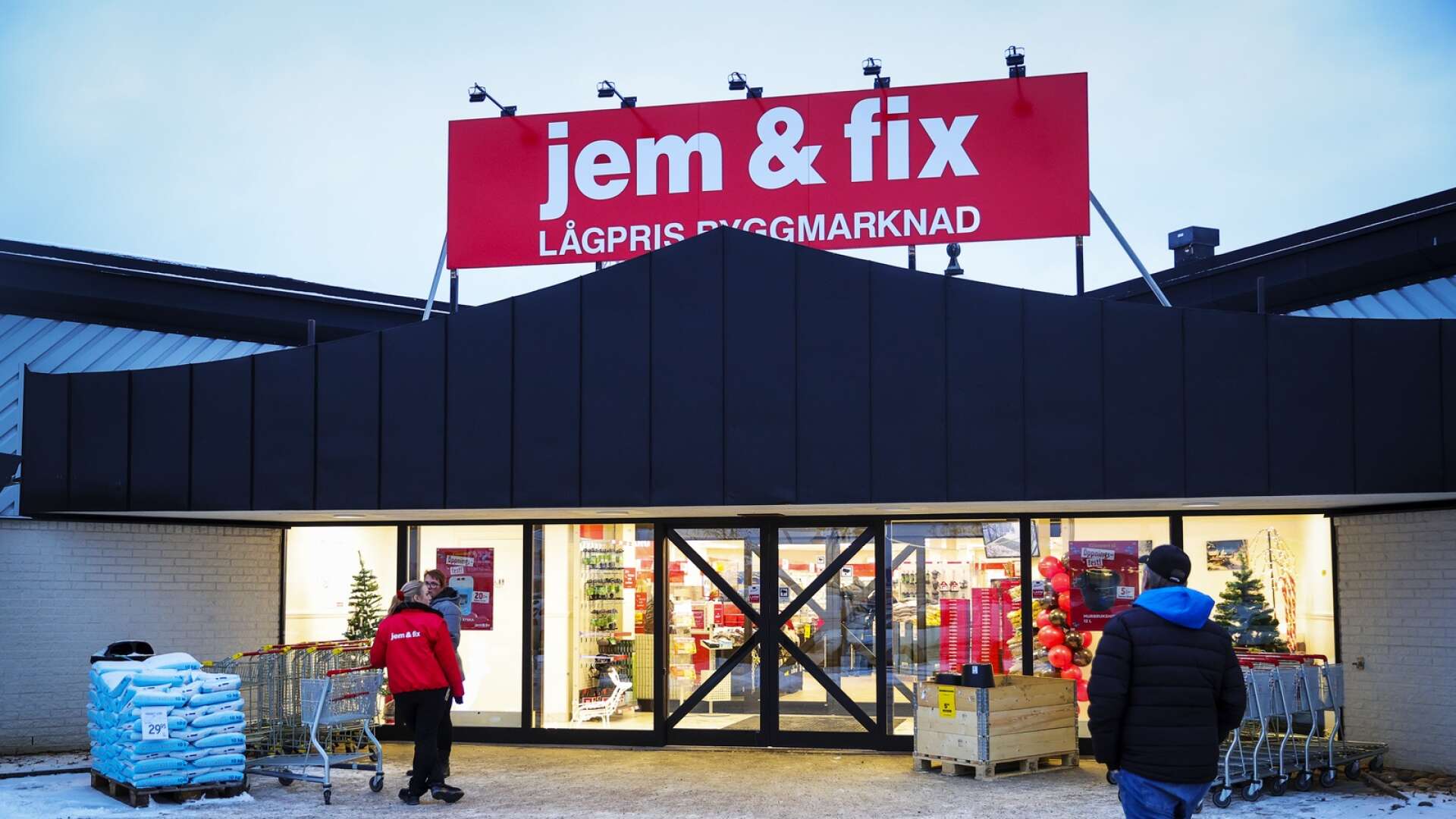 Så här såg det ut när Jem &amp; Fix öppnade på Ilanda i december förra året. 