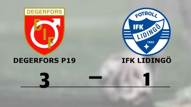 Degerfors IF Junior vann mot IFK Lidingö FK