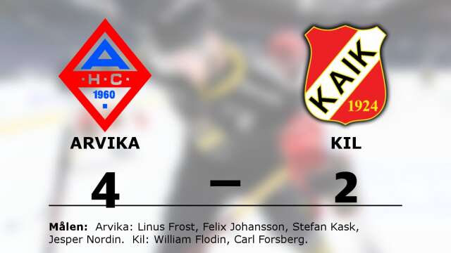 Arvika HC vann mot Kils AIK