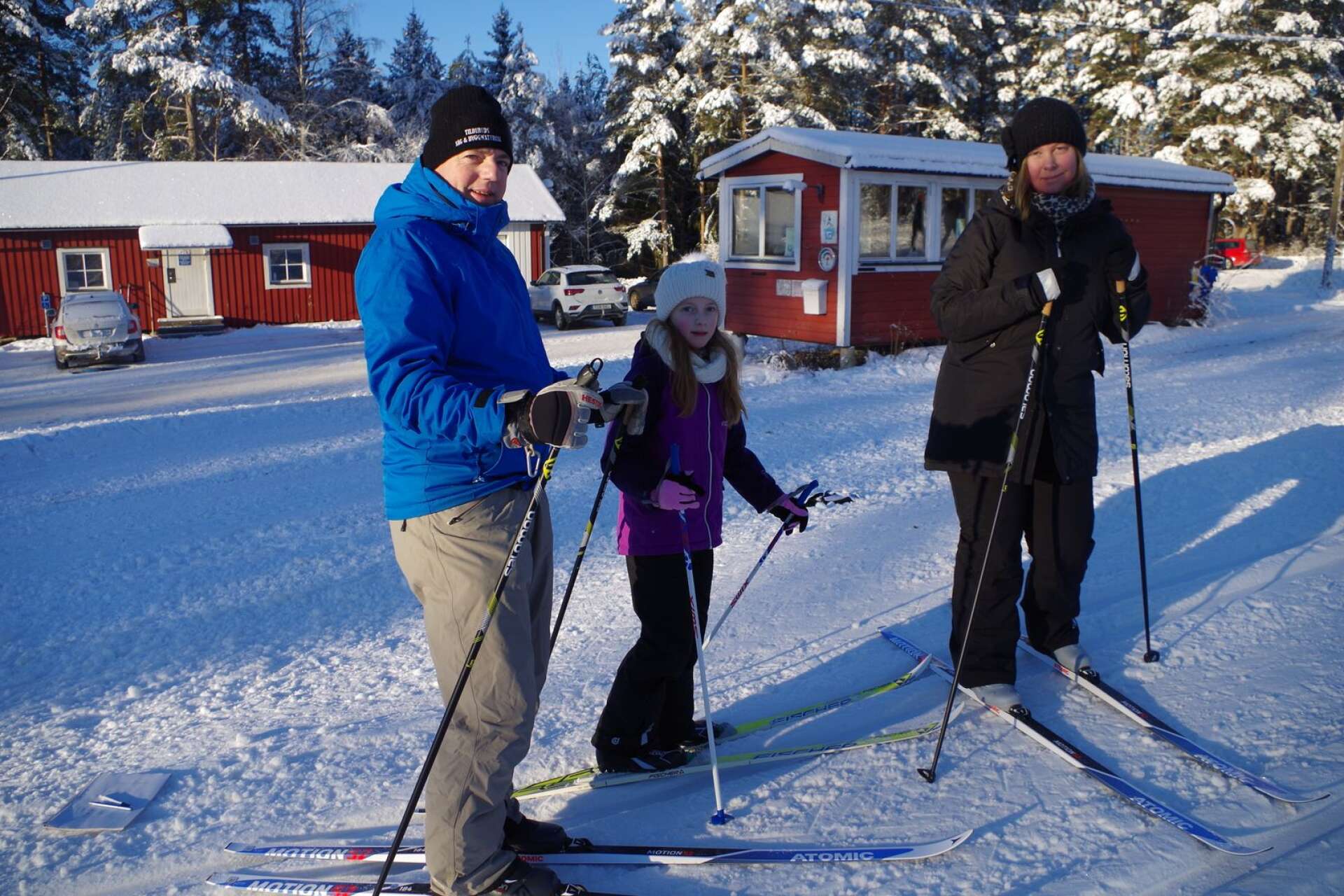 Familjen Edlund hade kommit från lite snöfattigare Hög i Säffle.