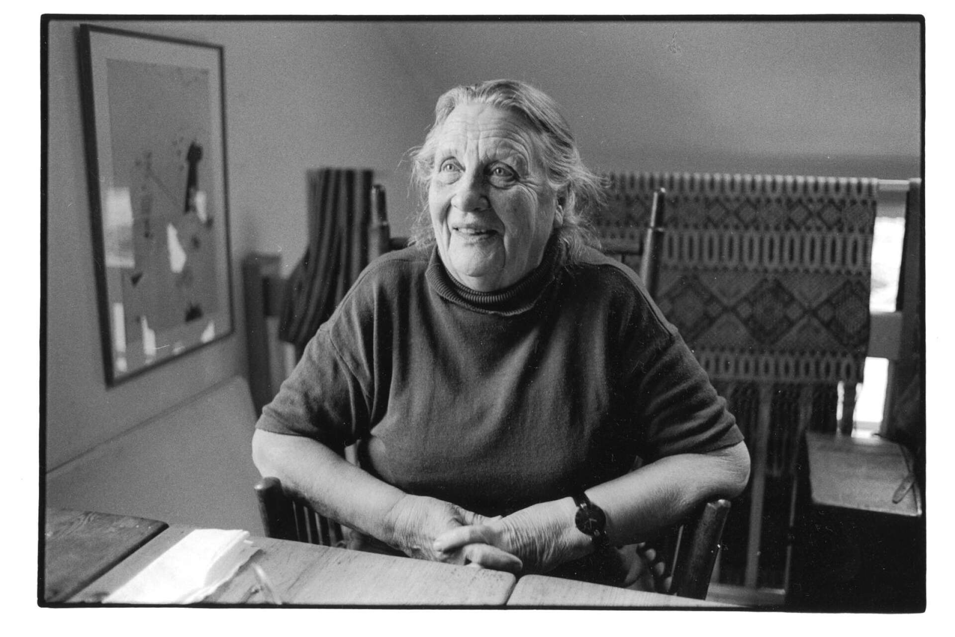 Ethel Halvarsson levde 1917-2011 och gjorde sitt sista verk som 86-åring.