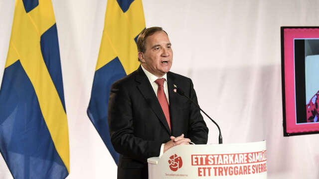 Statsminister Stefan Löfvens (S) förstamajtal dominerades helt av coronakrisen.