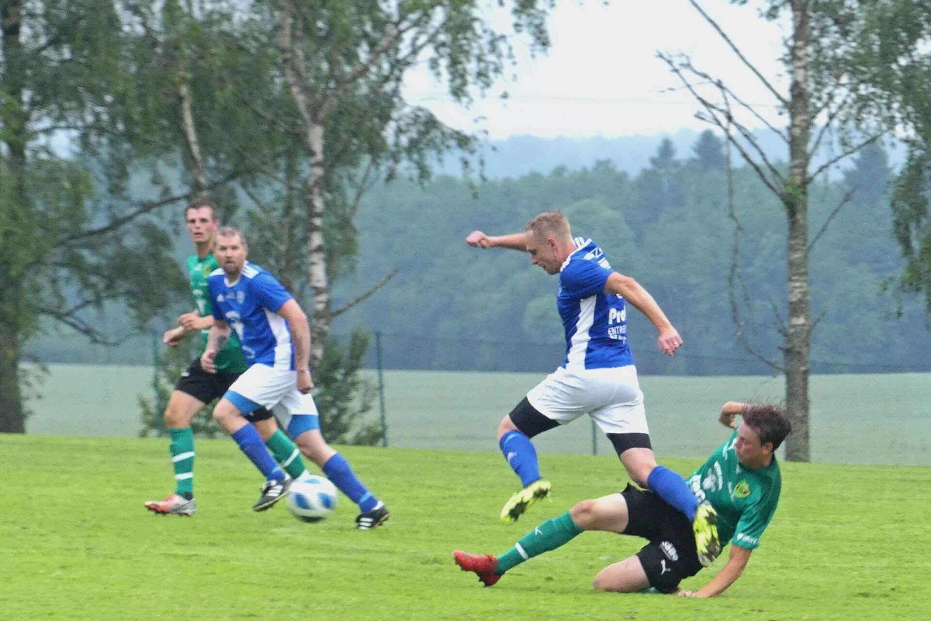 Gillberga fick med sig 3 poäng från helgens match. Fredrik Alm stod för 2-1-målet (arkivbild)
