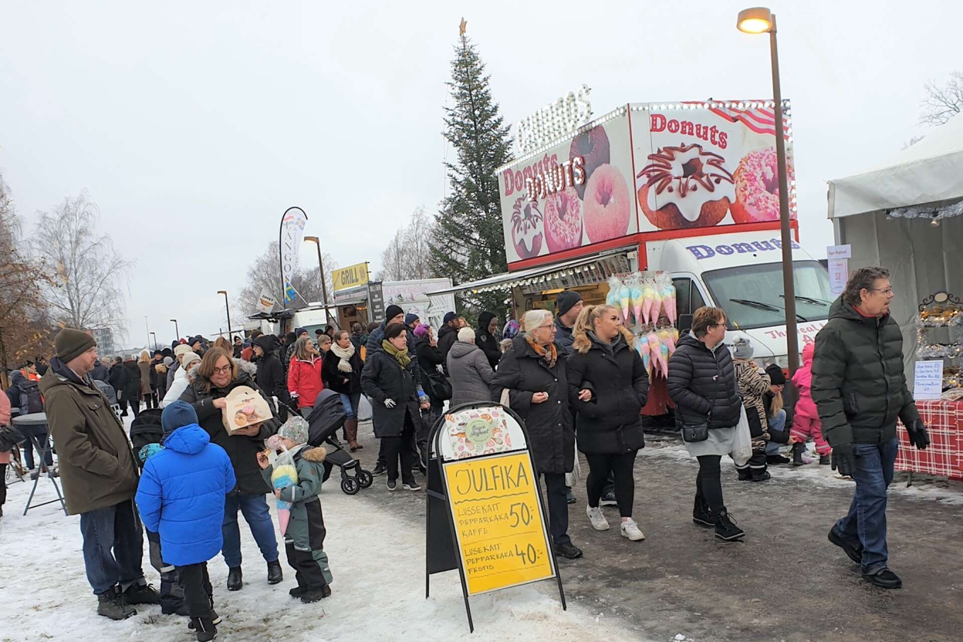 Julmarknaden kommer även i år att vara i Kristinehamns stadspark.