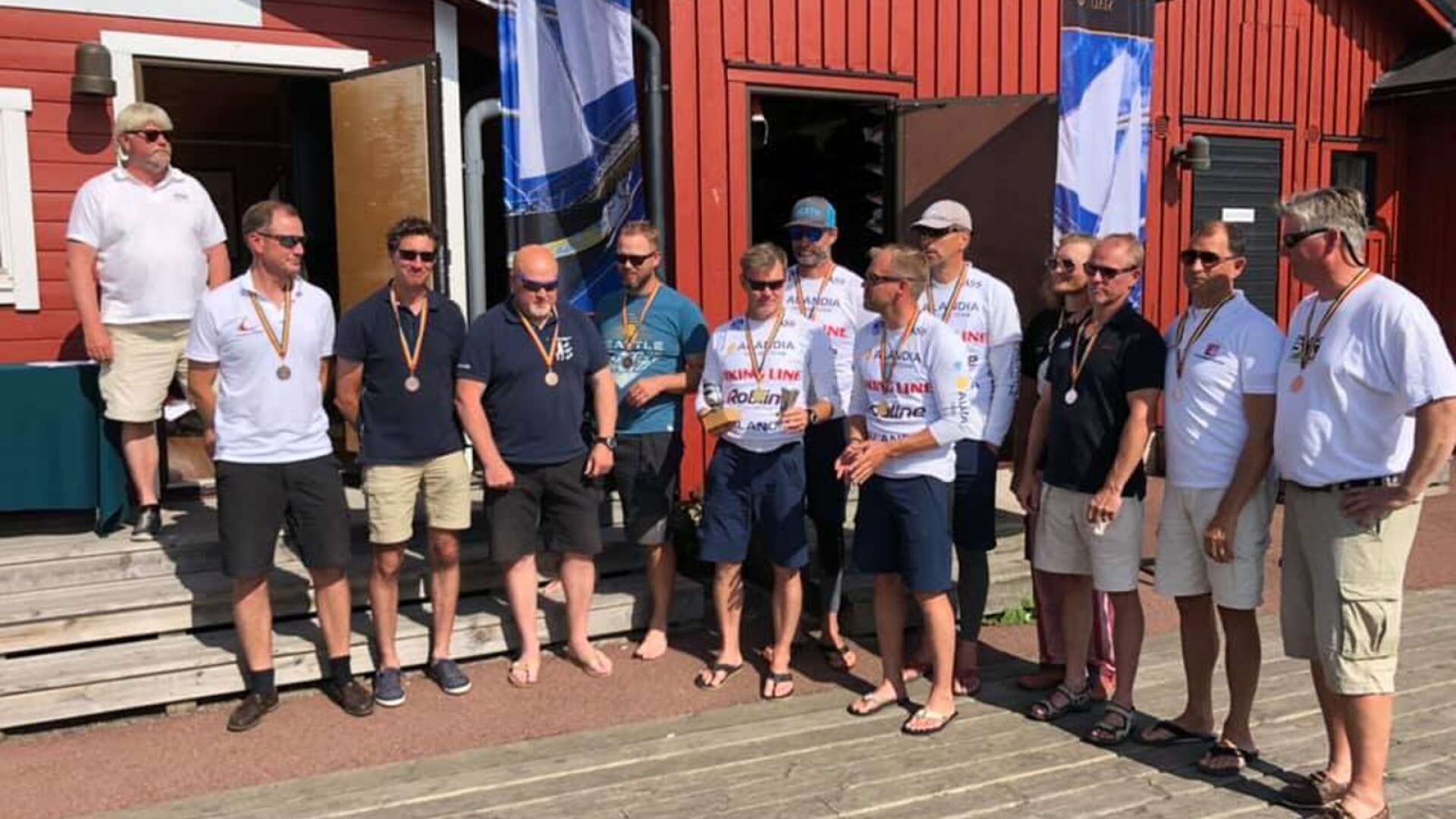 Spruce Sailing Team, med Åmålsbesättningen Thomas Skålén, Fredrik Pettersson, Johan Haglöf och Henrik Pettersson slutade på tredje plats.