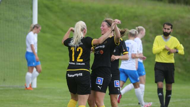 Måljubel när Lysvik IF dam spelade lika mot Rynninge IK.