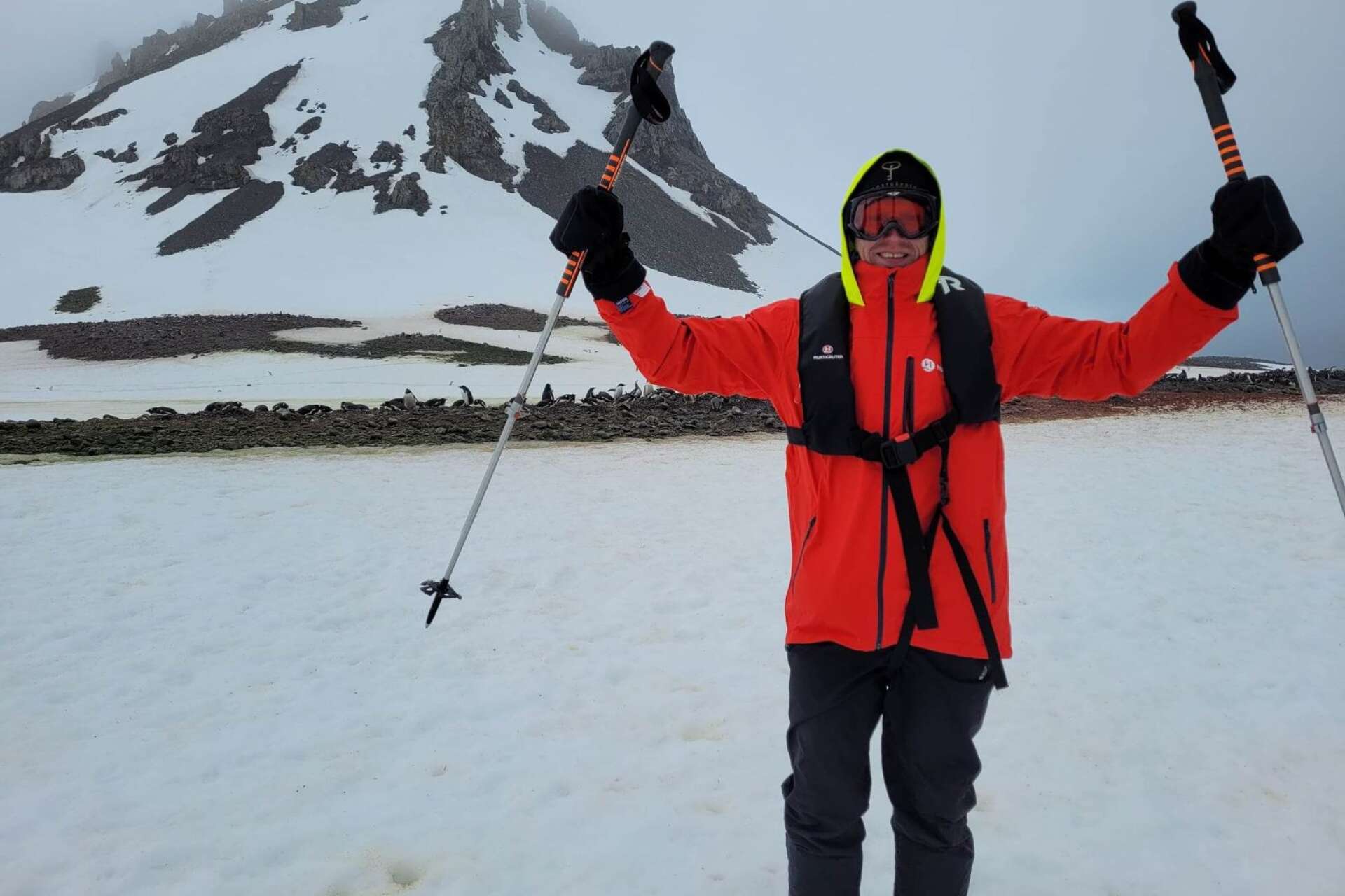 Marcus Gullström har trivts bra på Antarktis, och tar med sig massa häftiga minnen hem till Sunne. 