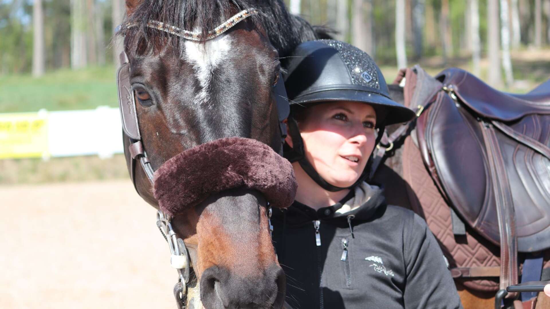 Linn Holm och Flips Fairytale, dotter till världsstjärnan Butterfly Flip, är det enda värmländska hoppet i Wermland Equestrian Games högsta klass.
