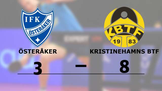 IFK Österåkers BTK förlorade mot Kristinehamns BTF
