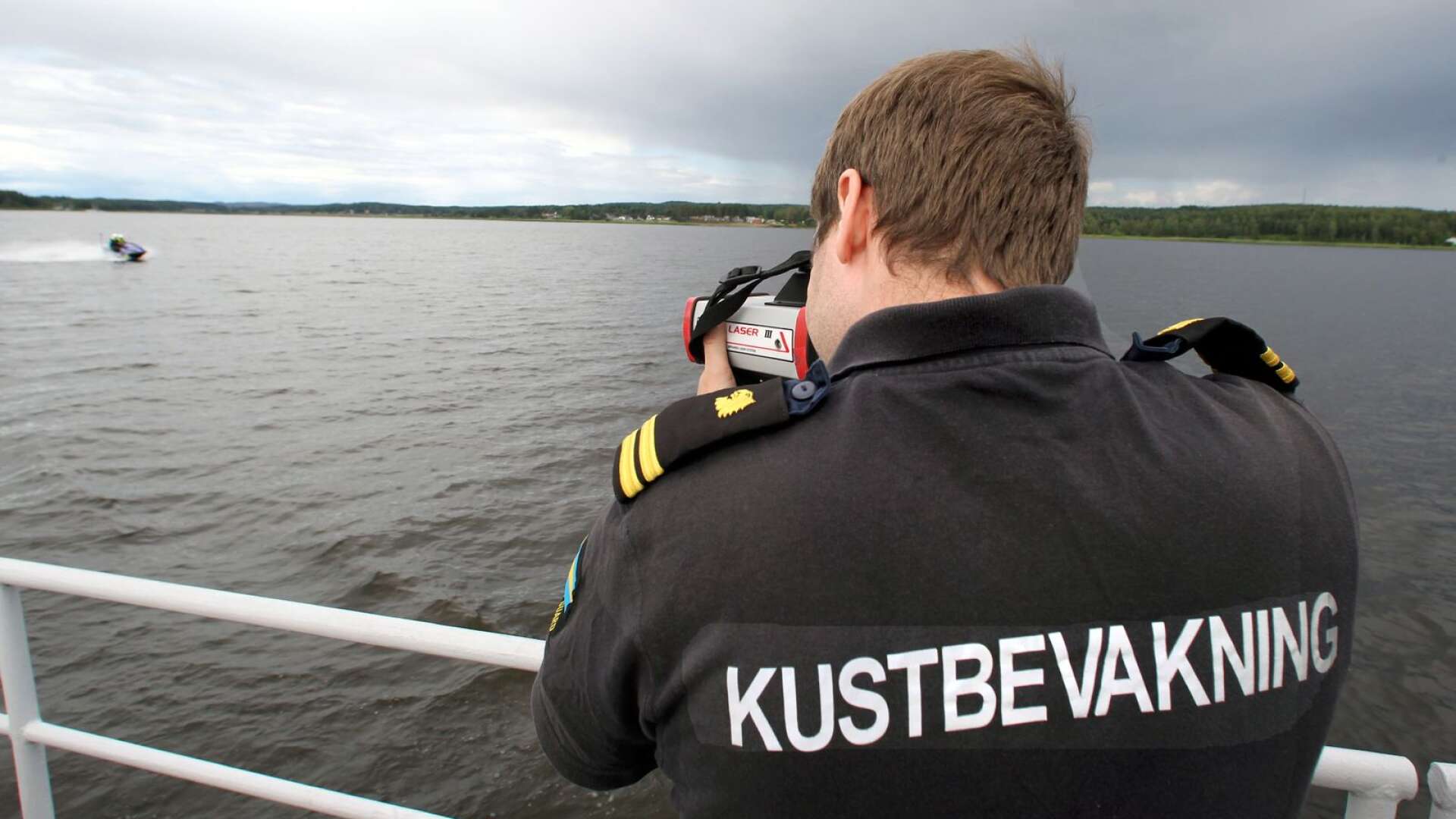 En vattenskoterförare från Lidköping har bötfälls för fortkörning. Bilden är inte från det aktuella tillfället. 