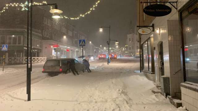 Mer snö väntas i Säffle./ARKIVBILD