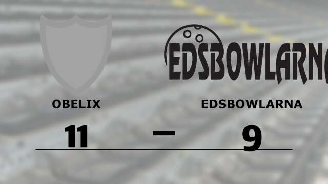 BK Team Obelix vann mot KS Edsbowlarna