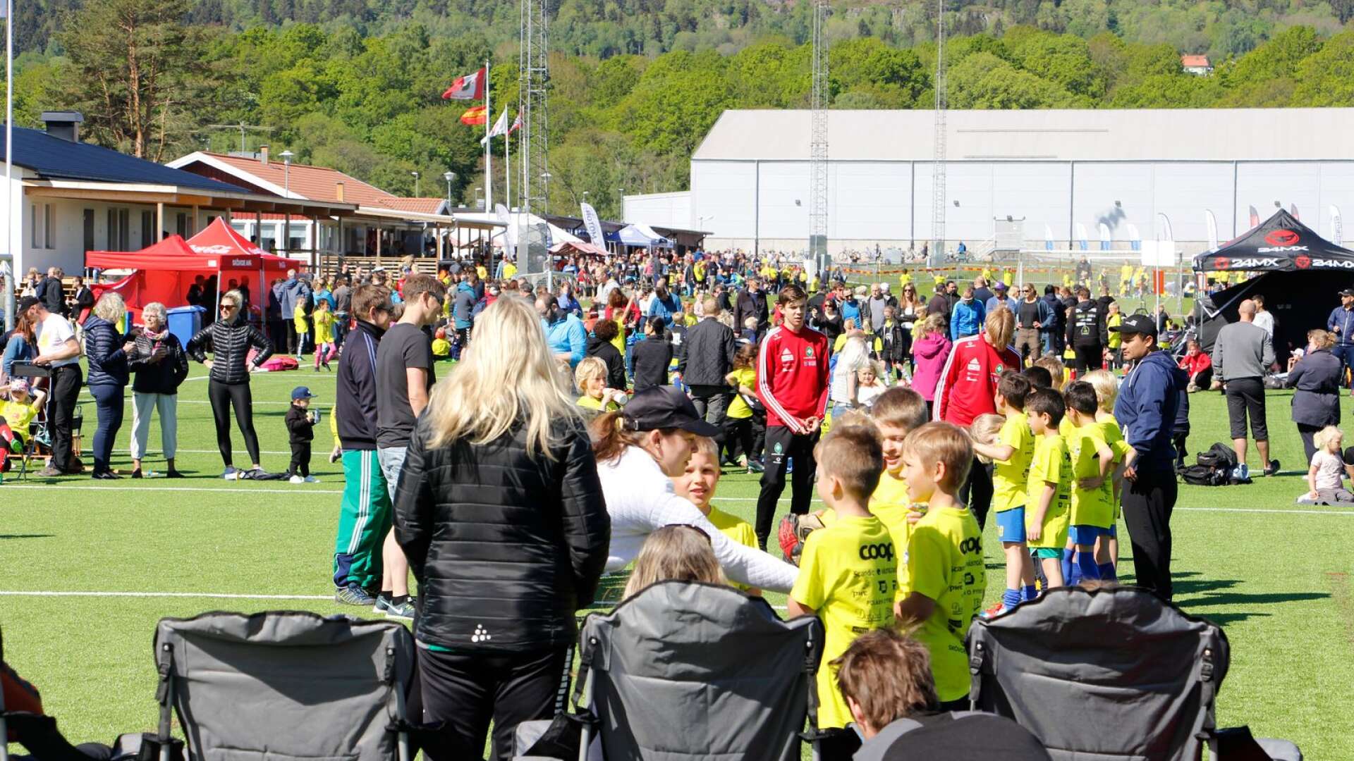 Klassfotbollen i Skövde drabbades på lördagens av betaltjänsten Swishs störningar.