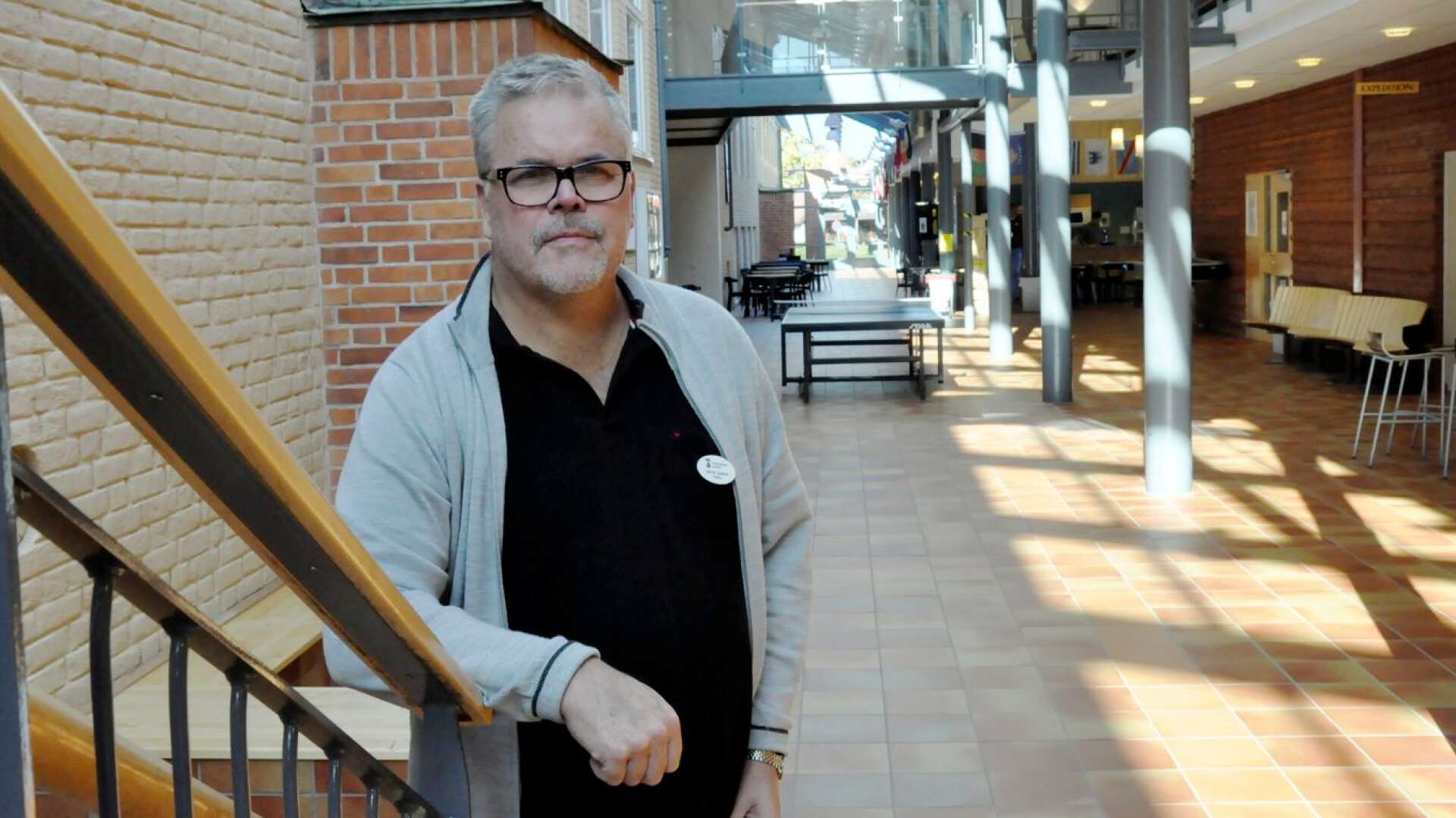 Jan Larsson, rektor på Södermalmsskolan i Kristinehamn.
