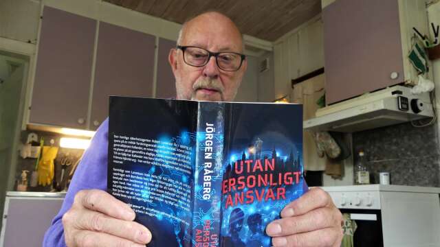 Jörgen Råberg, 71, debuterar med en spänningsbok om tvivelaktiga experiment på människor.