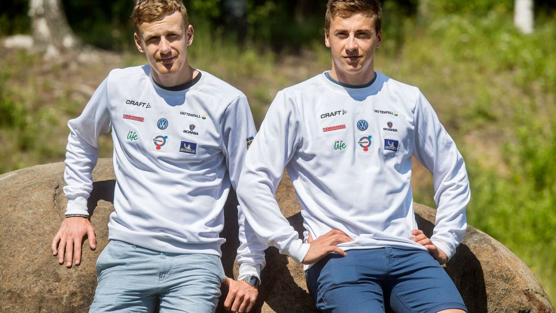 Både Marcus Ruus och Anton Persson finns med i truppen till Team Svenska Spel.