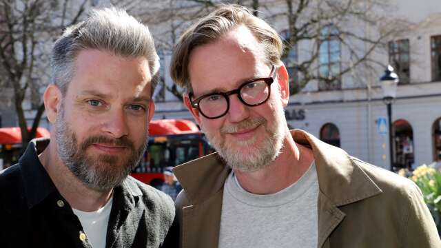 Deckarduon Peter Nyström och Peter Mohlin prisas med Dalslands största litteraturpris.
