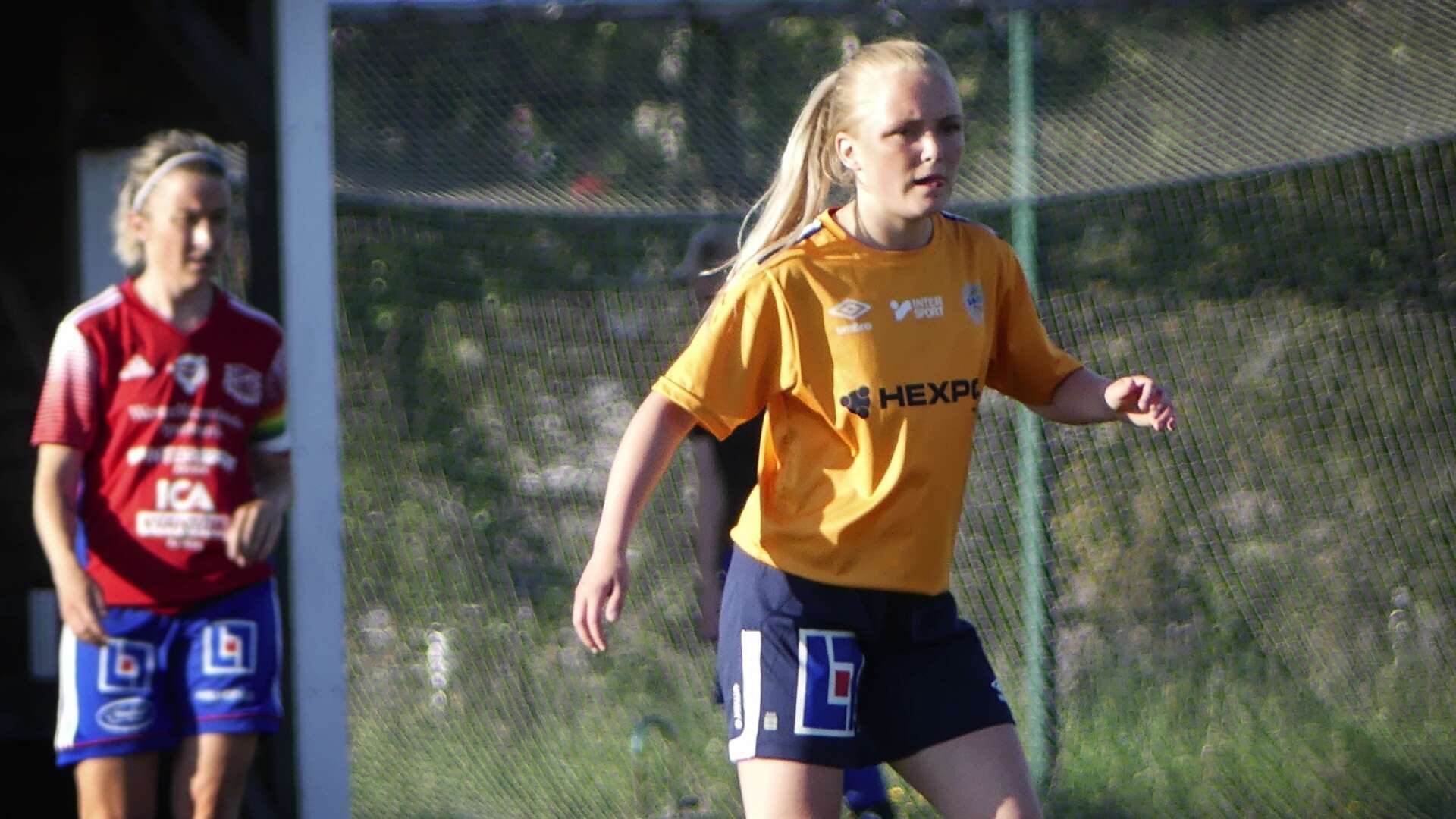 Säffle SK:s damer spelade sin seriepremiär i helgen, borta mot Ljungskile SK Damfotboll. Lisa Jansson gjorde ett av målen (arkivbild)