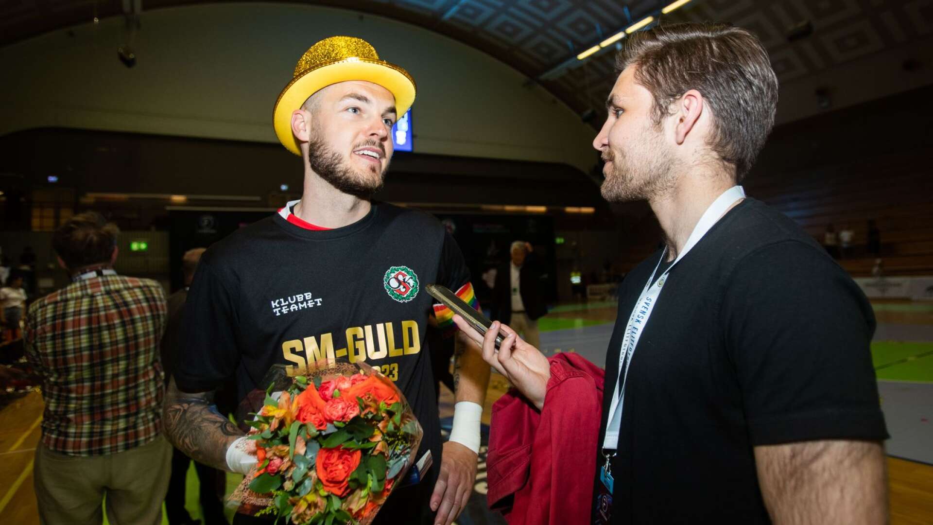 För andra året i rad fick Mariestadskillen Martin Herlin stå i guldhatt och fira ett SM-guld med Örebro SK.