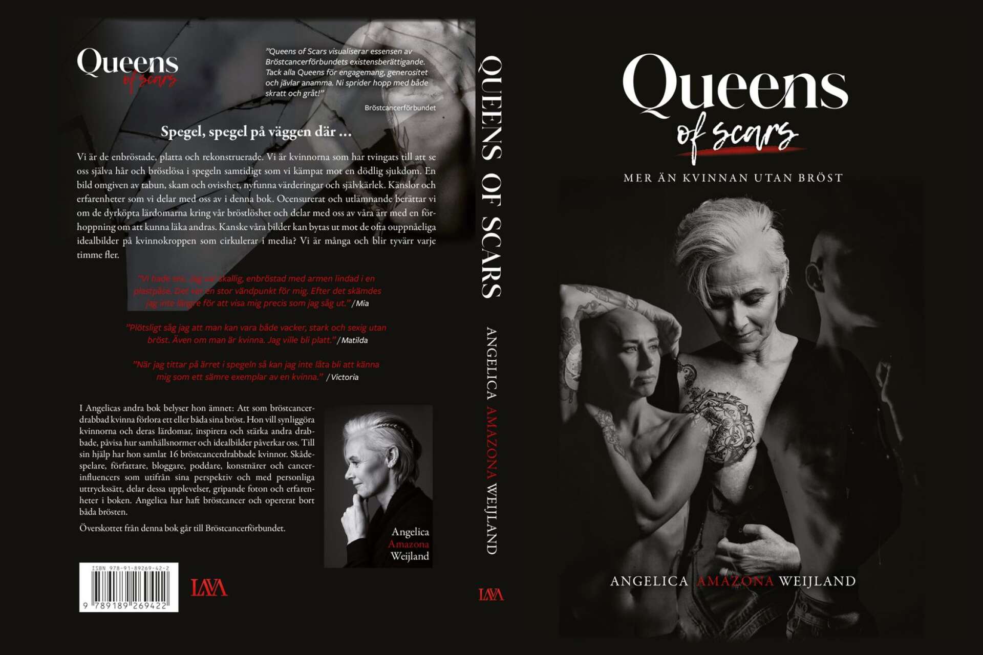 Johans fotografier är med i boken Queens of scars, där man får följa olika kvinnor som drabbas av bröstcancer. 