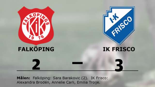Falköpings KIK förlorade mot IK Frisco