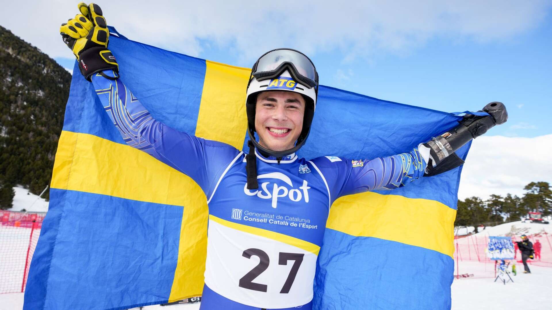 Aaron Lindström tog på tisdagen sin första VM-medalj i karriären. Ett brons i superkombination.