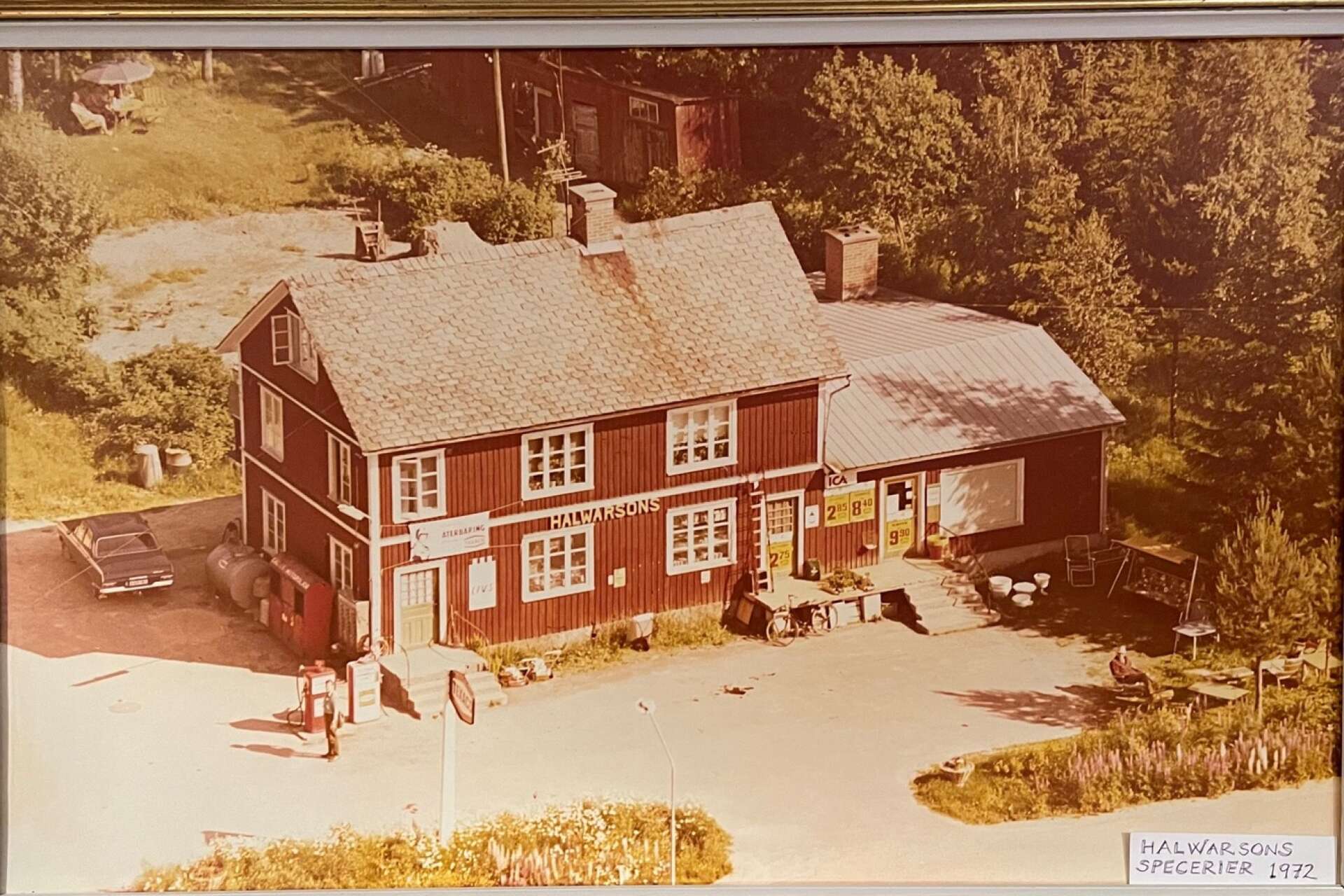En bild på huset taget 1972. 