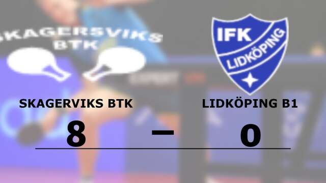 Skagersviks BTK vann mot IFK Lidköping