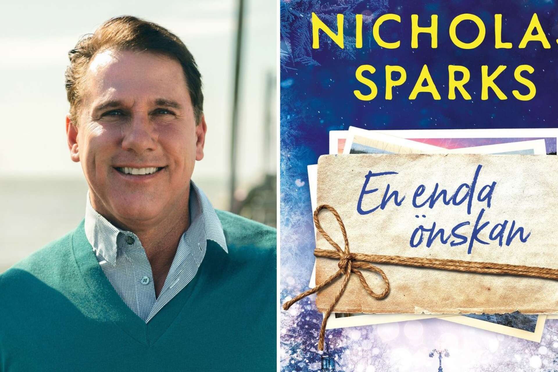 Nicholas Sparks är en bestseller-författare som nu ger sig in i juletiden med en bitterljuv kärleksberättelse.
