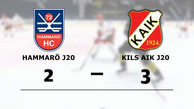 Hammarö HC förlorade mot Kils AIK J20
