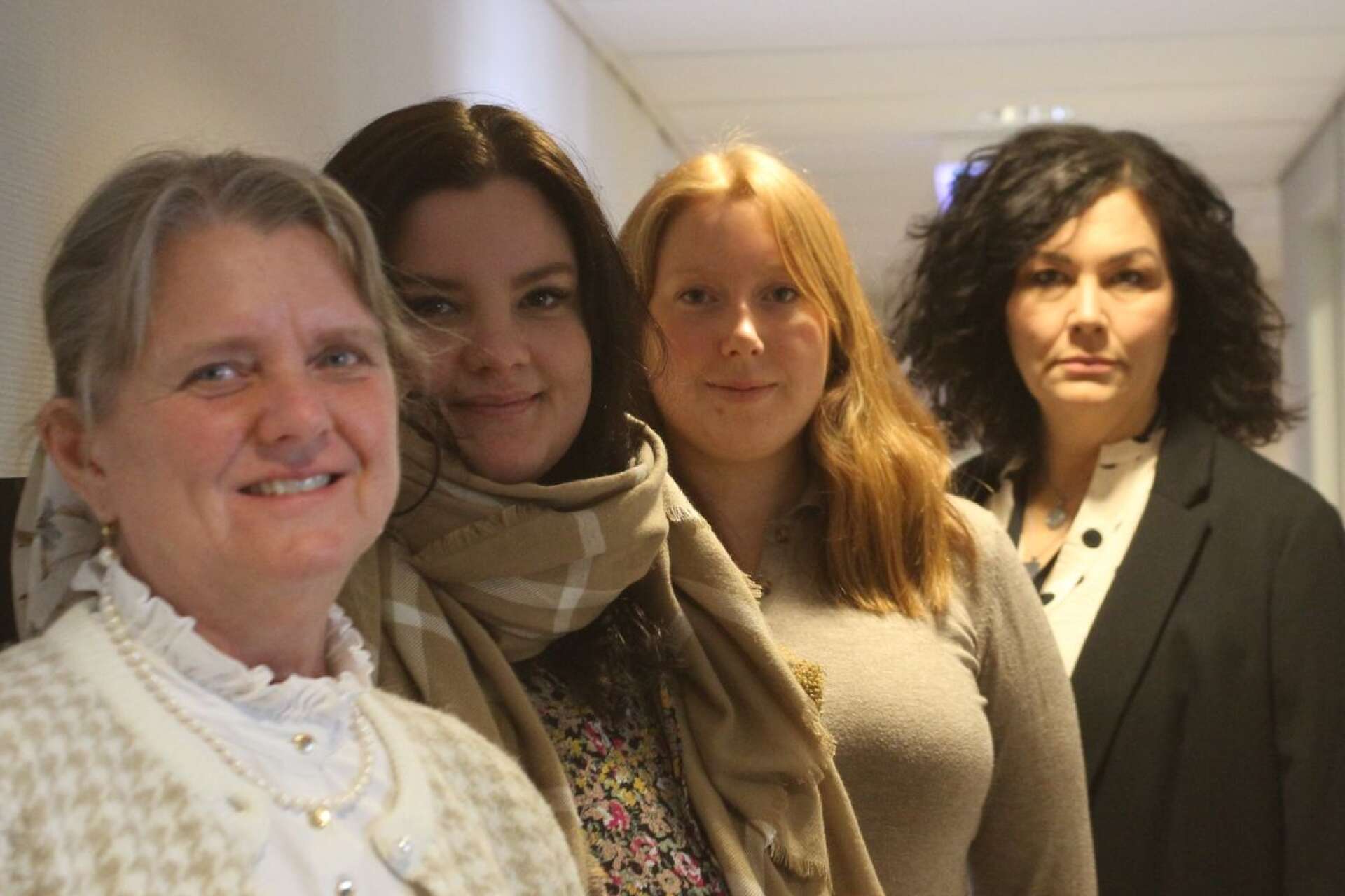 Ulrika Lundgren, Cecilia Heikkinen, Amanda Lindgren och Susanne Jarlemark. 