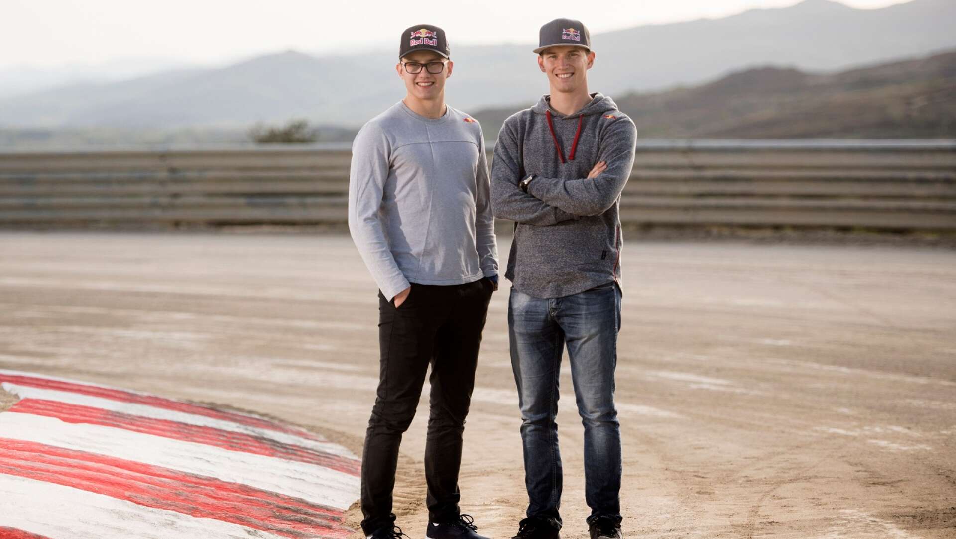 Kevin och Timmy Hansen. Foto:  Jaanus Ree/Red Bull Content Pool