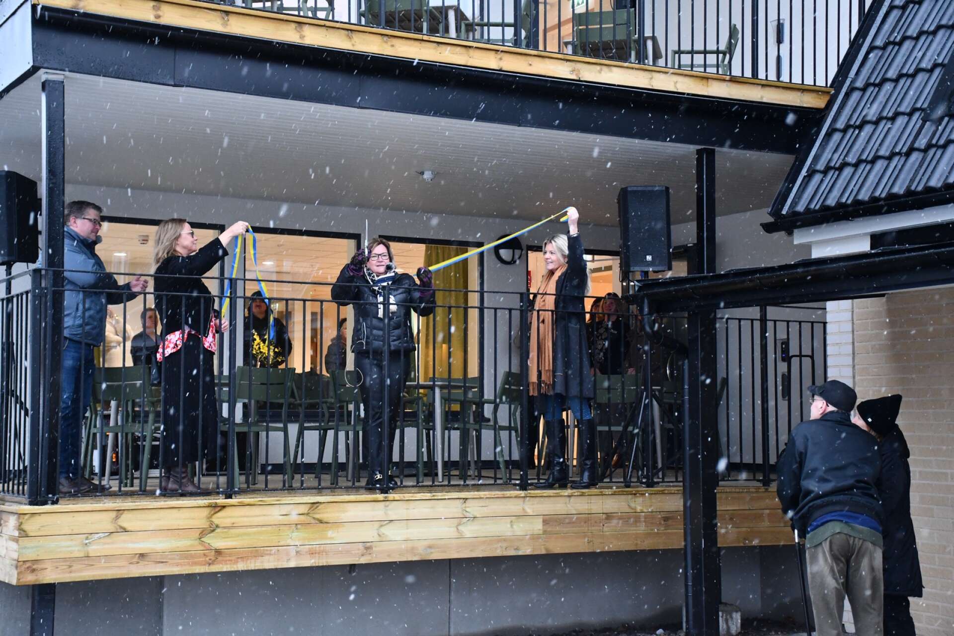 Åsa Waldenström (M), ordförande i Sunne kommuns Socialutskottet, invigde på torsdagen det nya särskilda boendet på Selmagården.