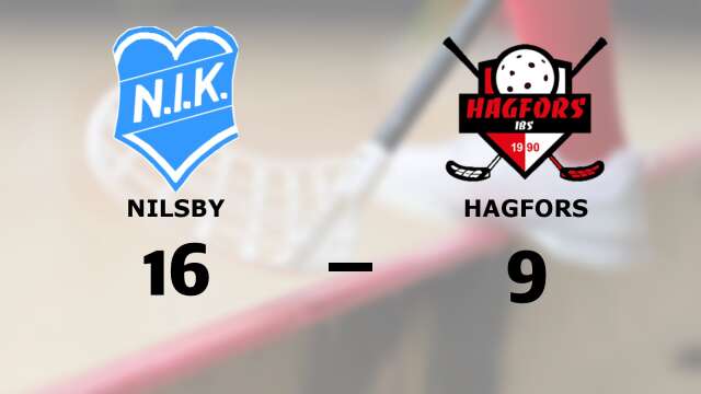 Nilsby IK vann mot Hagfors IBS