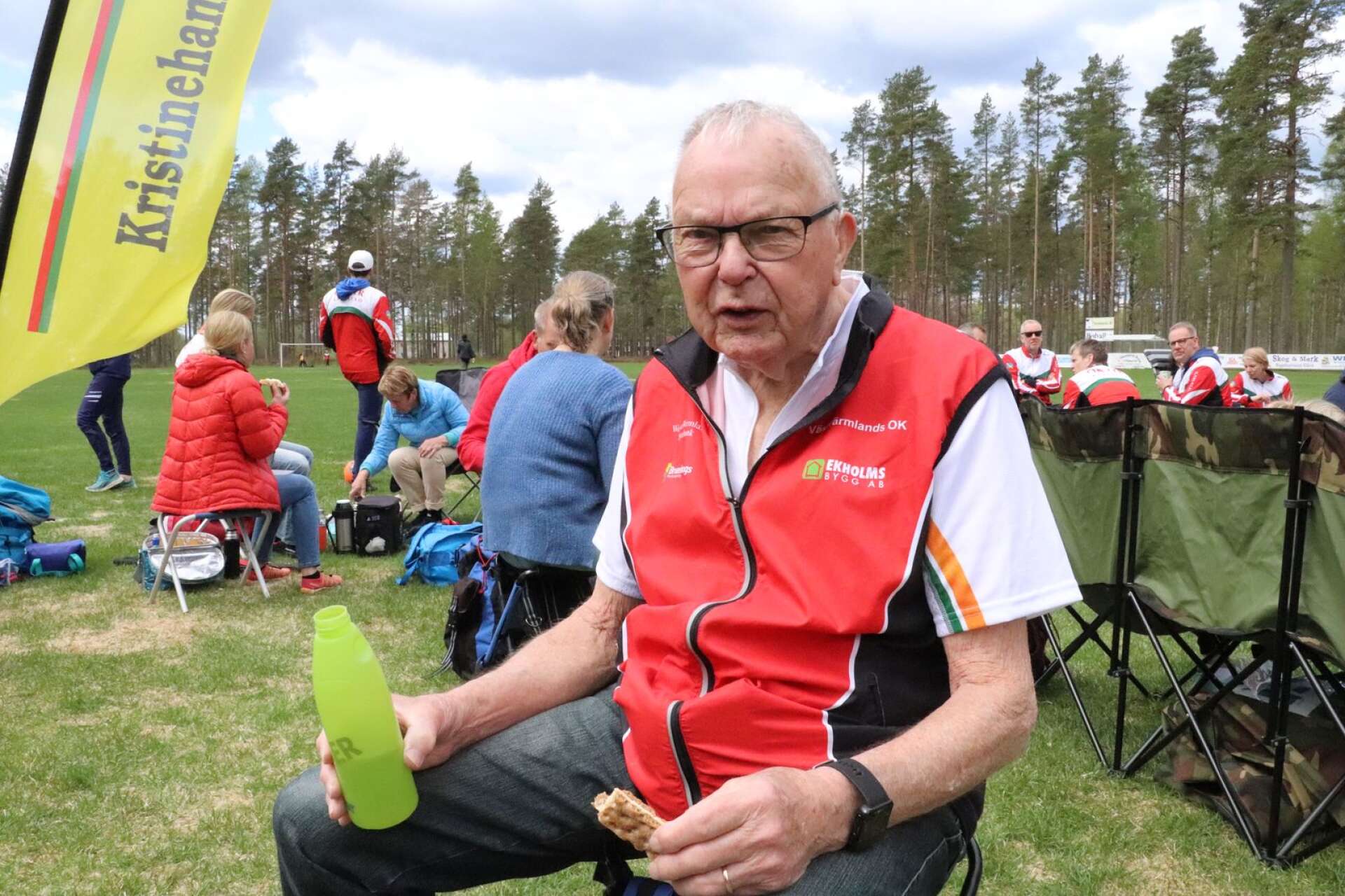 John Larsson från Årjäng var med sina 91 år Filipstadsträffens nestor.