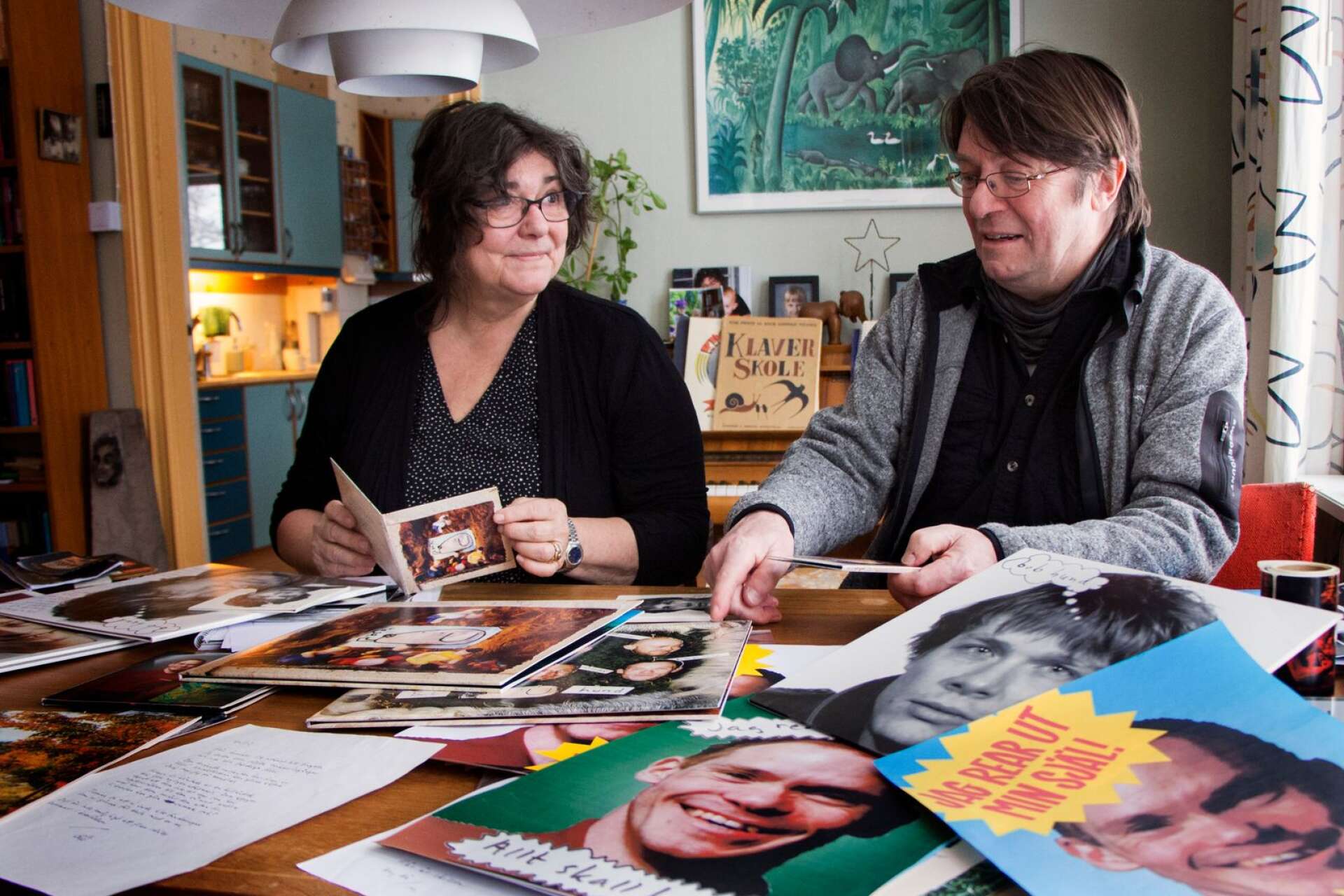 Eva Wilke och Nikolaj Steenstrup arbetar på Silence i Näved.