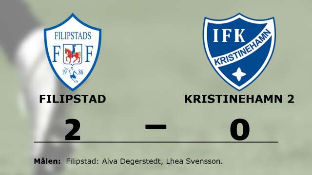 Filipstads FF vann mot IFK Kristinehamn Fotboll