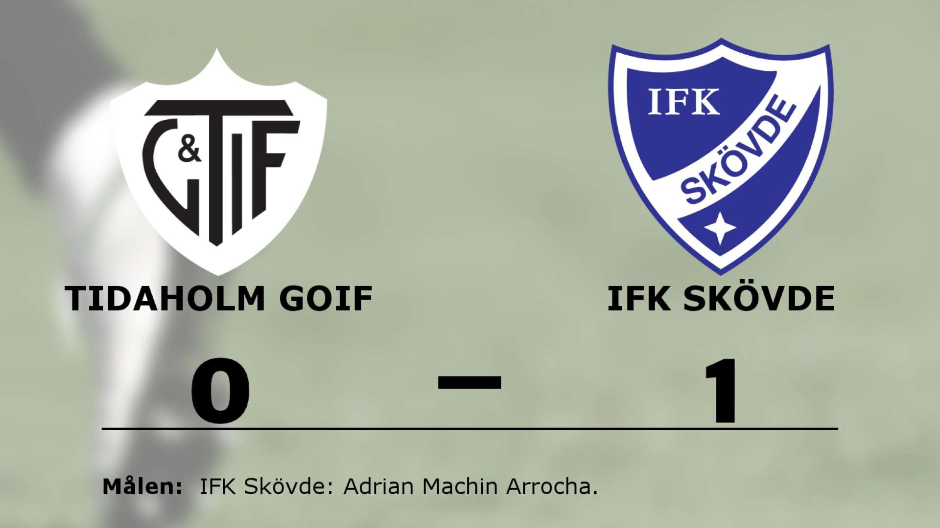 Tidaholm GoIF förlorade mot IFK Skövde