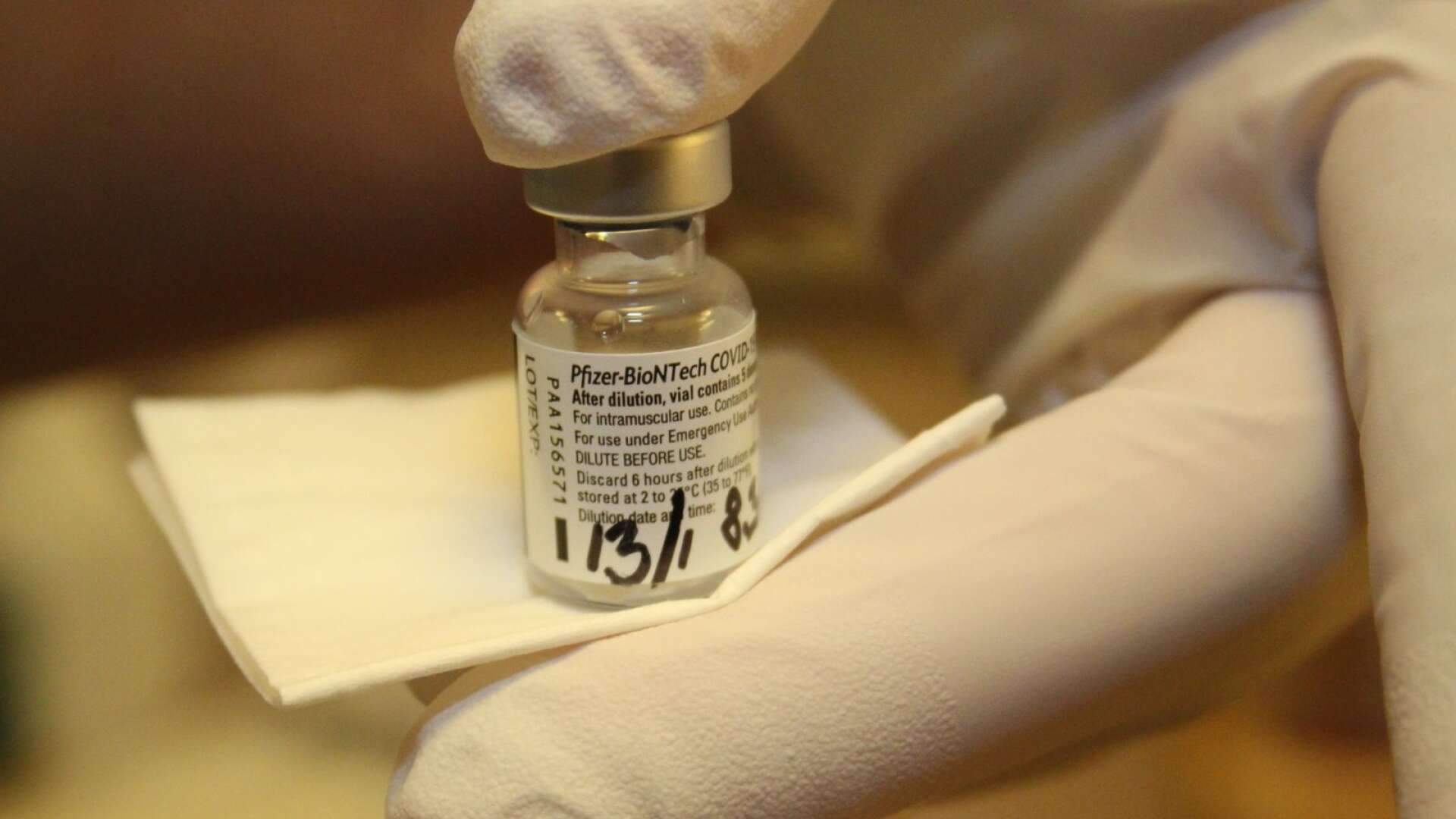 Den 13 januari delade Åmåls kommun ut de första doserna av covid-19-vaccin på de särskilda boendena.