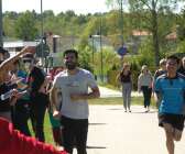 Folkhögskolan fritidsledare arrangerar Triathlon.