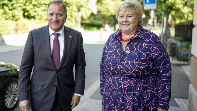 Stefan Löfven (S) mötte på onsdagen Norges statsminister Erna Solberg (H) för att diskutera de norsk-svenska relationerna. Problemen för gränspendlare under pandemin var en av frågorna på agendan.