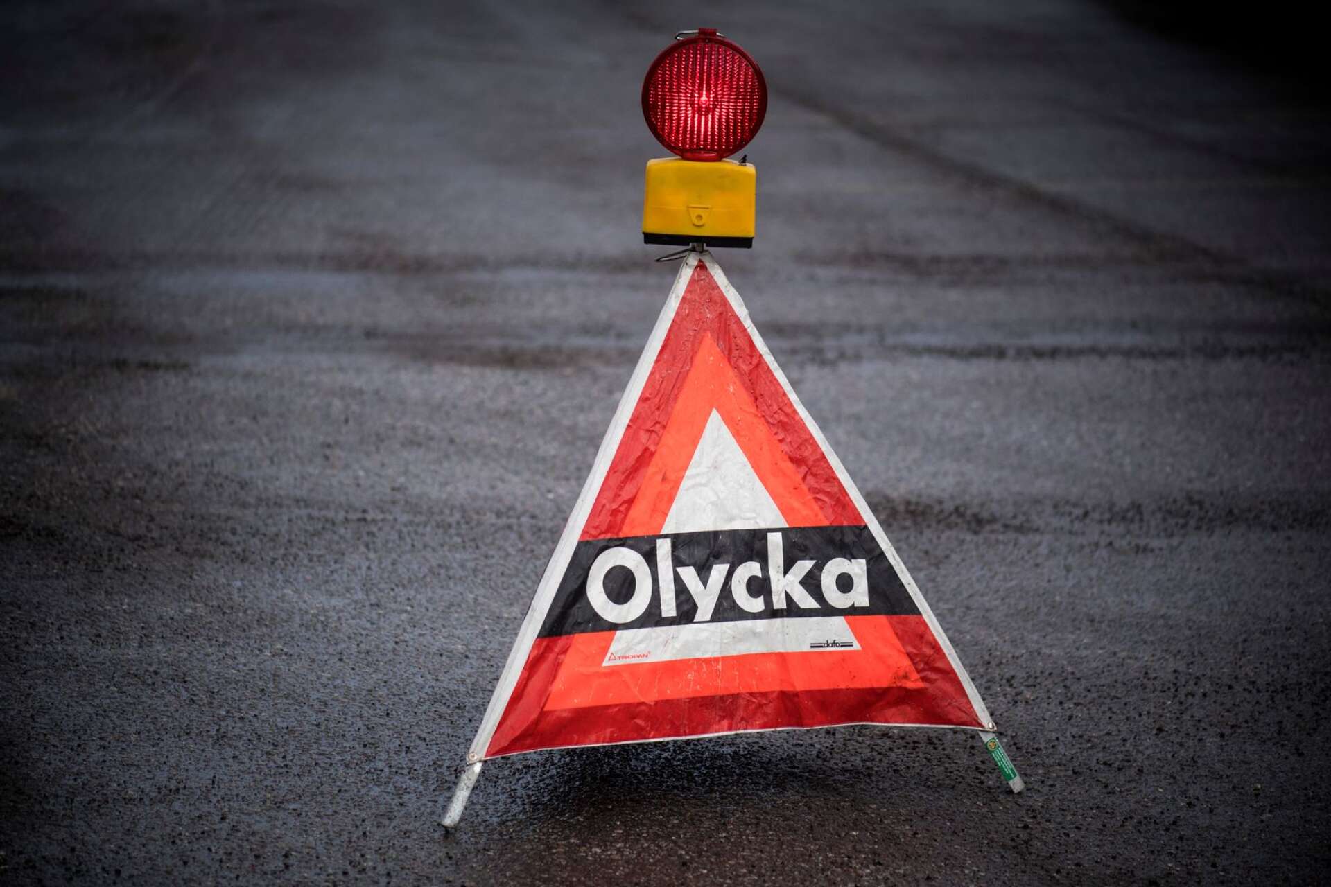 En trafikolycka inträffade på Ransbysågens industriområde utanför Sysslebäck vid 13-tiden på torsdagen.