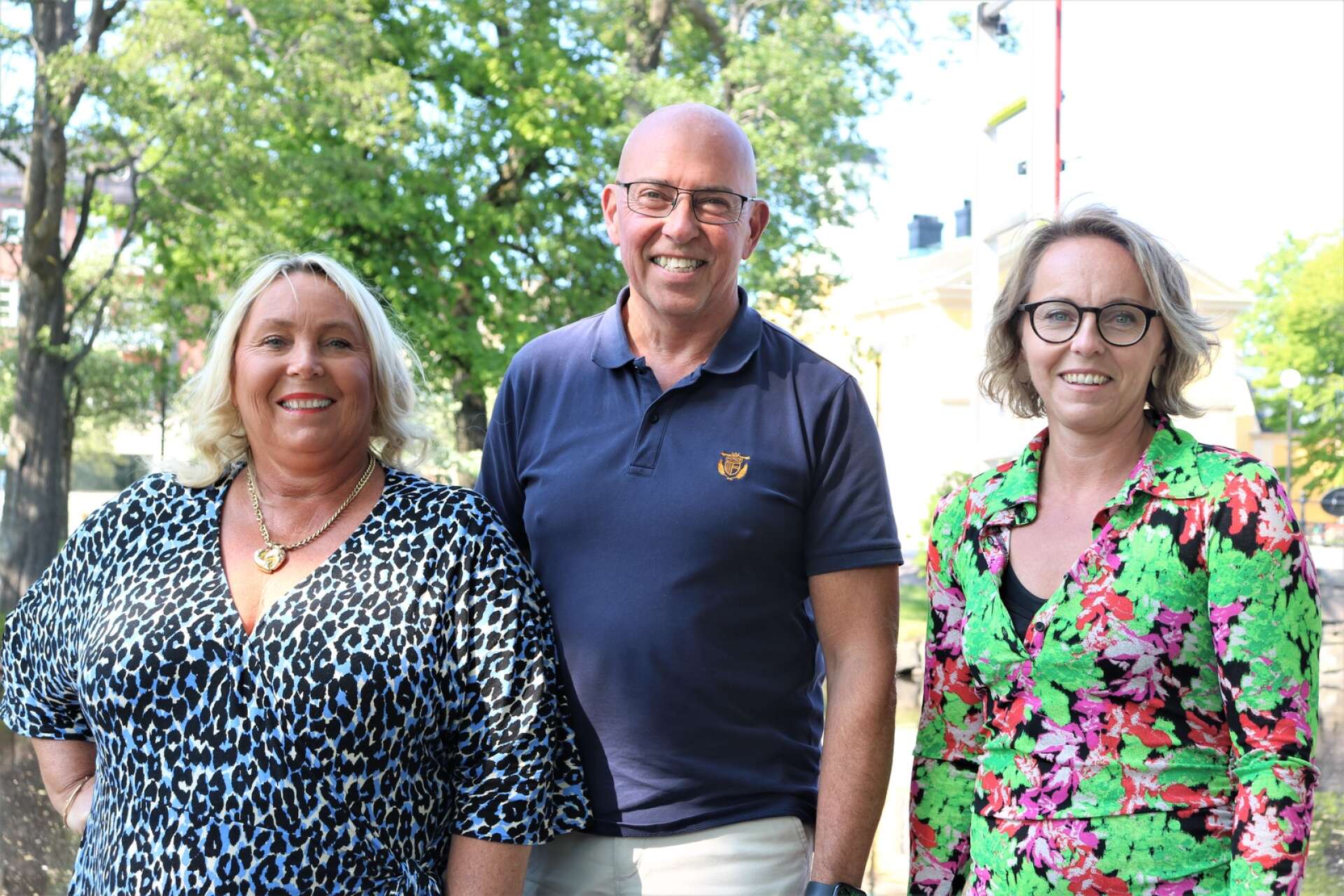 Maj-Britt Nilsson Herhold, Peter Eskebrink och Jasmine Herhold är nya på sina poster i Omtänksamma Kristinehamn. 