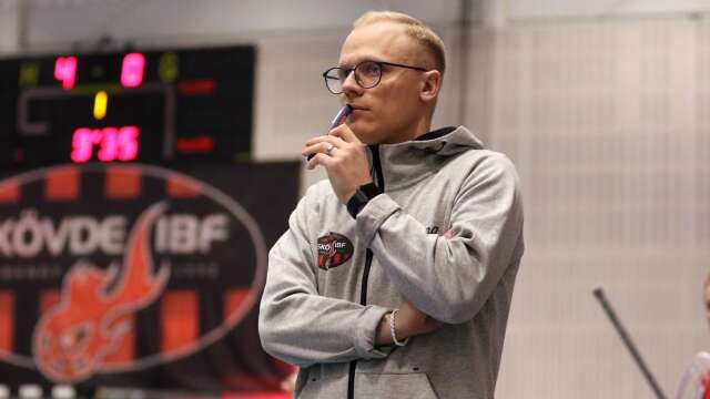 Karl Pontén, tränare i Skövde IBF.