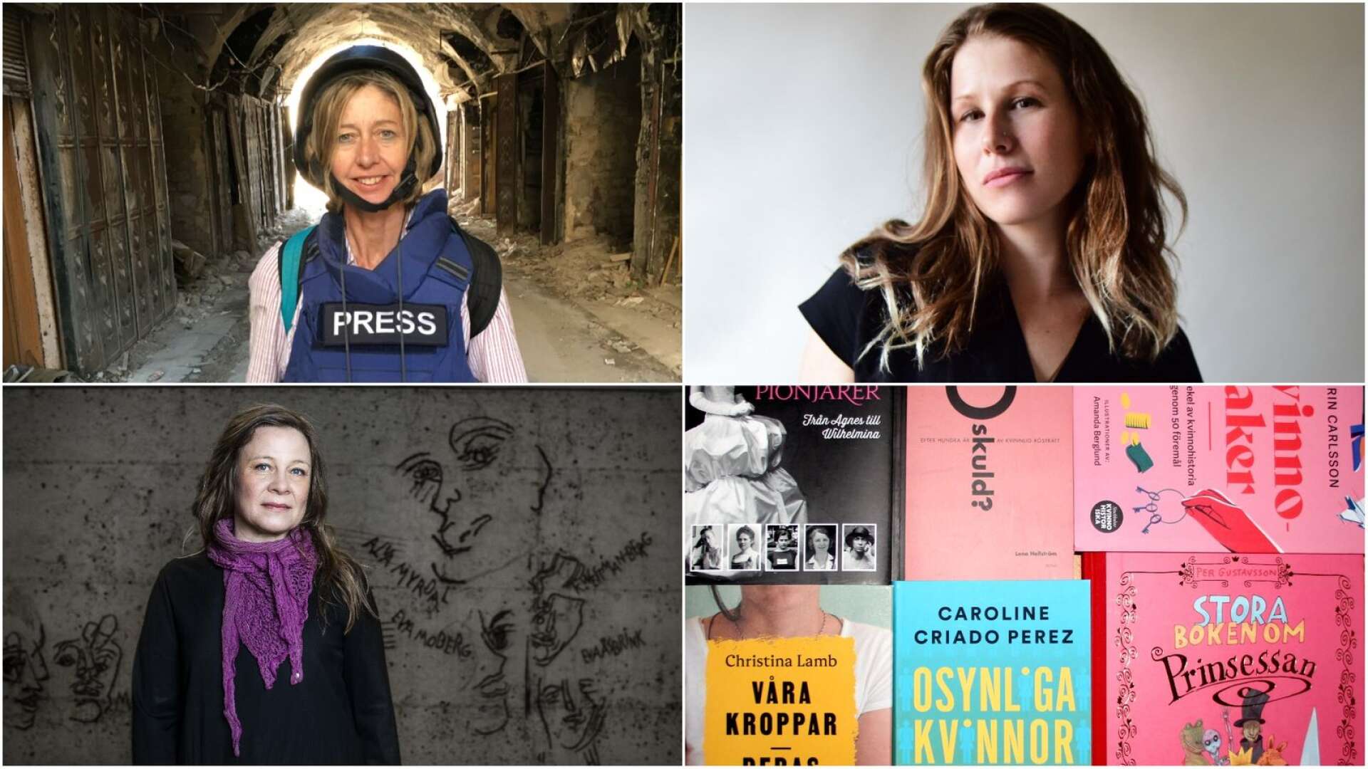 Sex böcker om kvinnor, makt, politik och historia för dig som vill fira 8 mars med humor, svärta, tyngd och framtidshopp