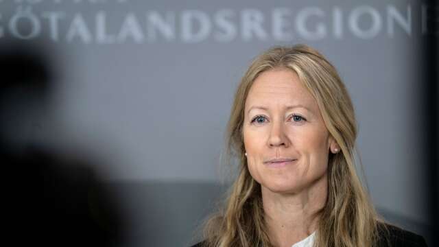 Västra Götalandsregionens vaccinationssamordnare Kristine Rygge medverkar vid den digitala presskonferensen.